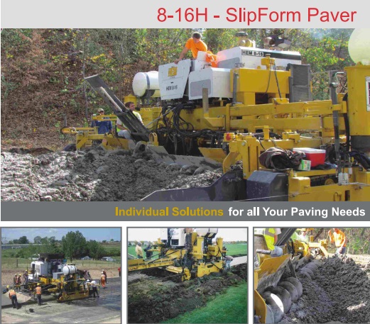 8-16H - SlipForm Paver