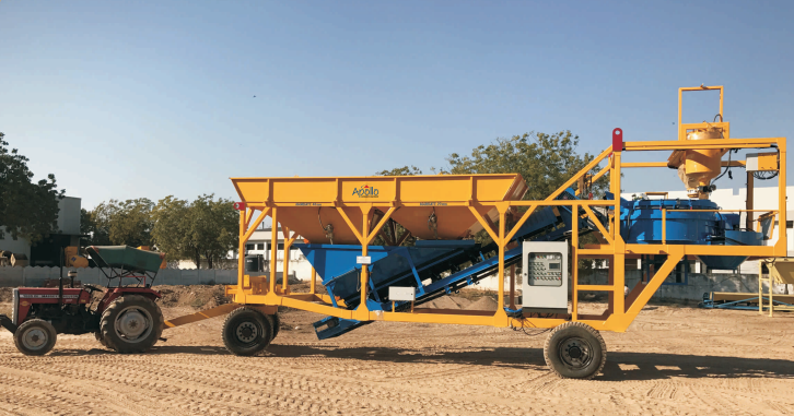 mobile concrete batching plant