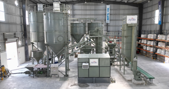 Dry mix mortar plant