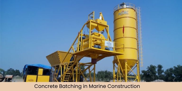 Concrete Batching Equipment in Marine Construction